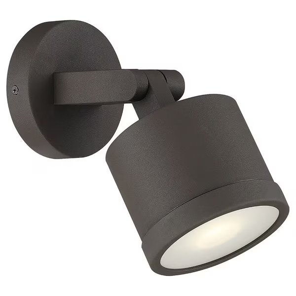 Zone Dual Mount, Outdoor Adjustable LED Spotlight, Bronze Finish, Frosted Glass, Access Lighting, Mfr#: 20341LEDDMGLP-BRZ/FST